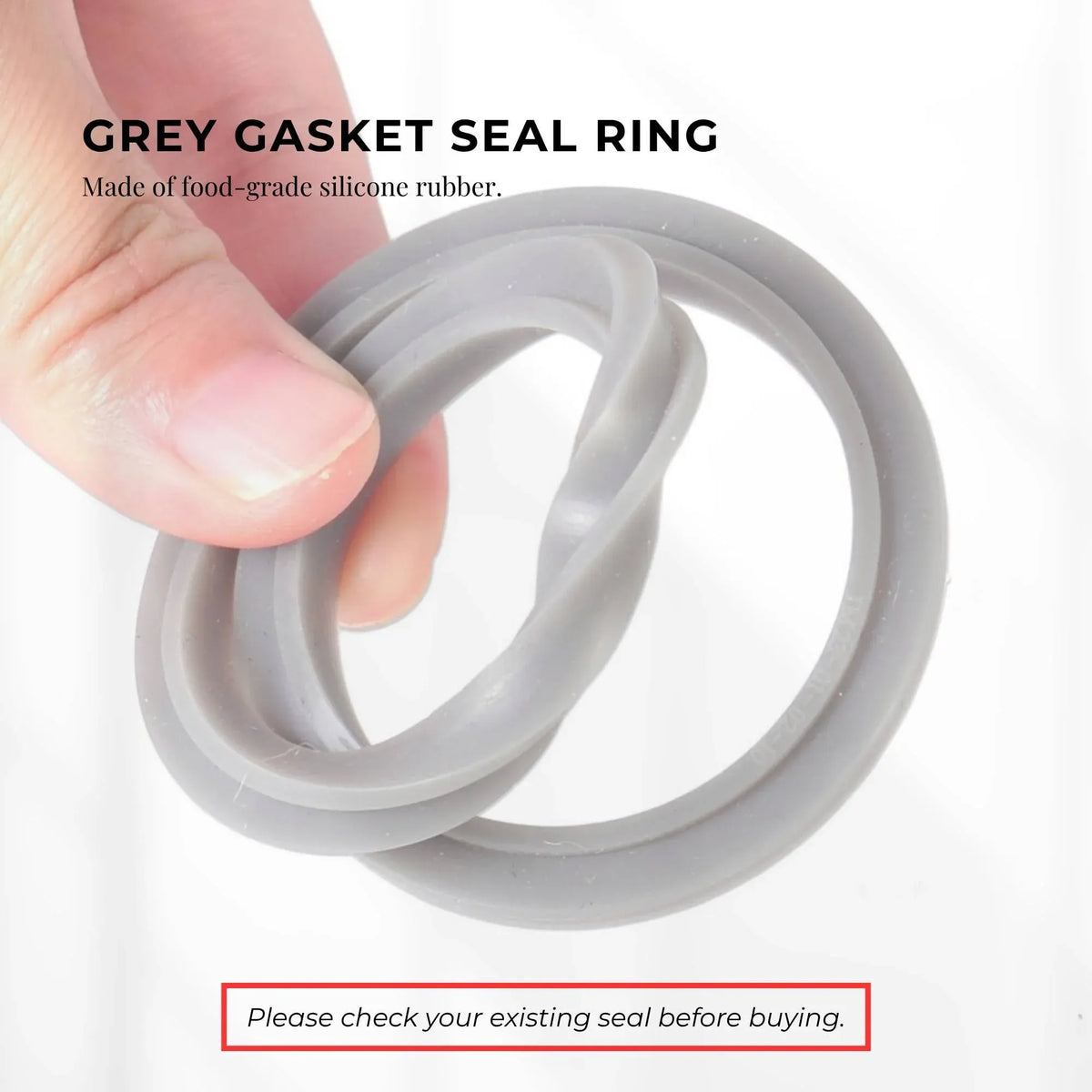 Kitchee 3x Grey Gasket Seal Ring For Nutribullet Model 600 900 1200W 90mm