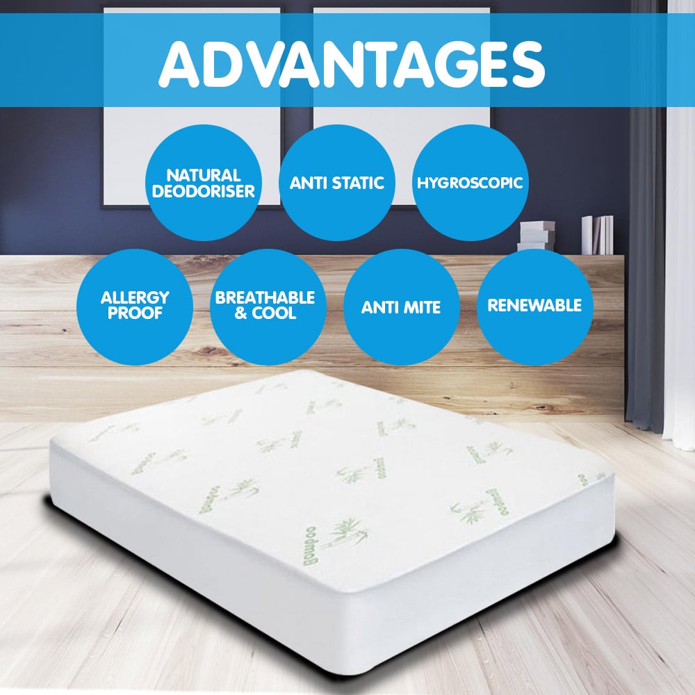 Laura Hill Bamboo Mattress Protector-queen