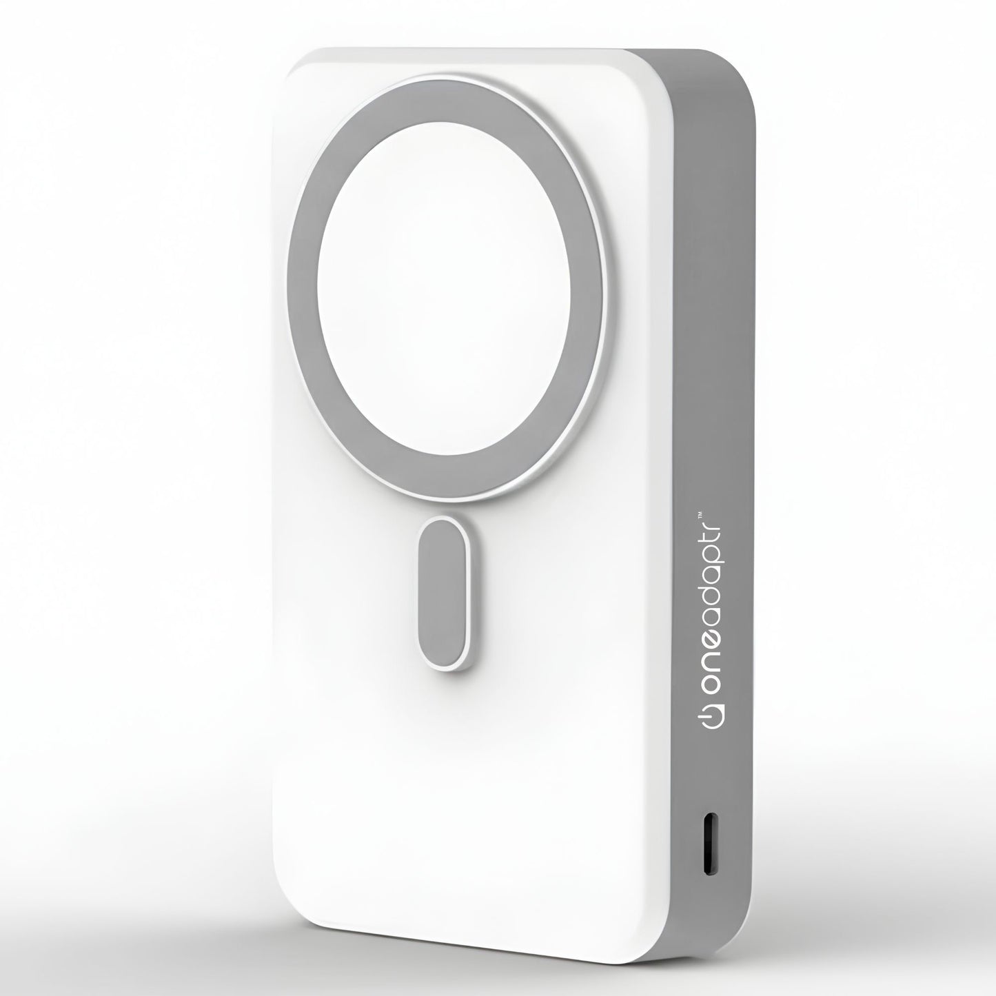 OneAdaptr OneGo White 5 in 1 MagSafe Charging Stand Power Bank
