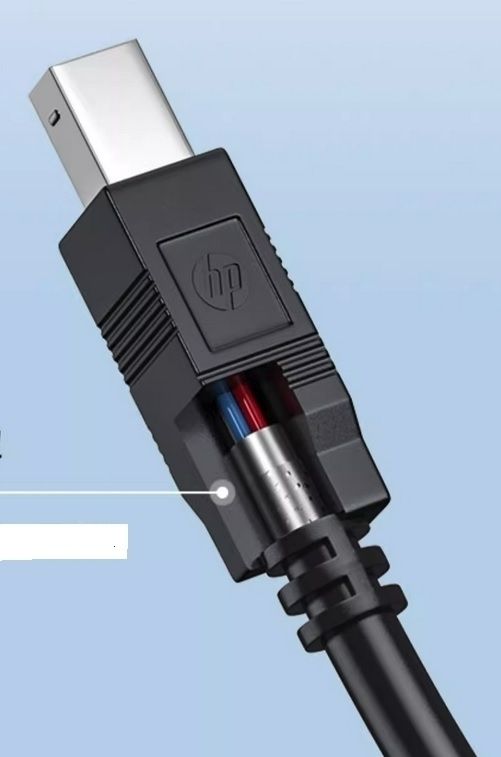 HP DHC-PT100-1M USB-A to USB-B v2.0 cable 1M Black