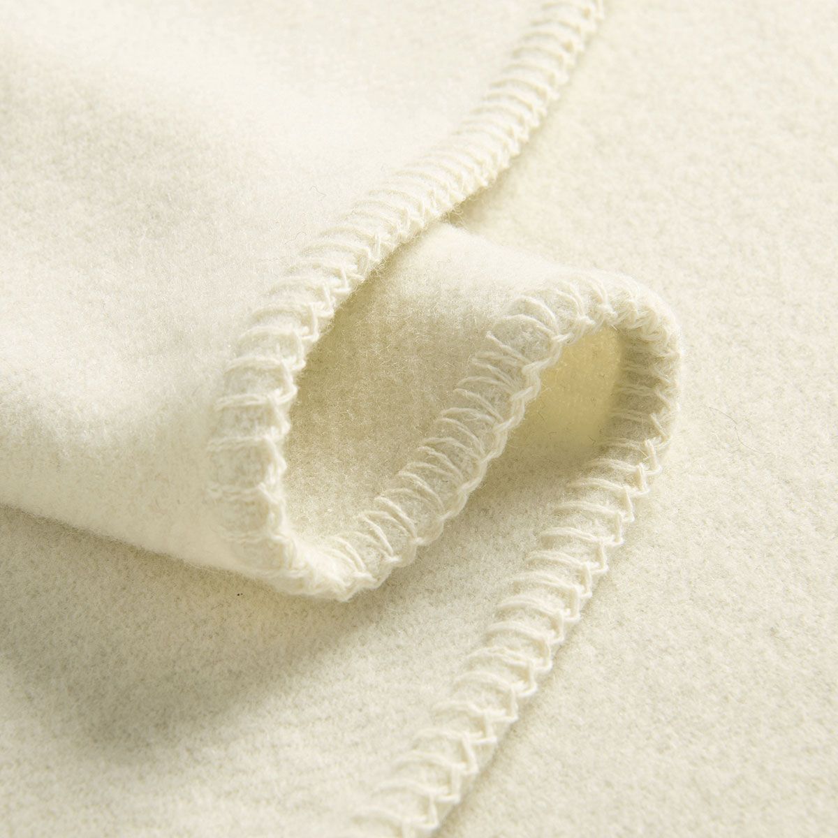 Little Gem Cream Australian Wool Cot Blanket 120 x 160 cm