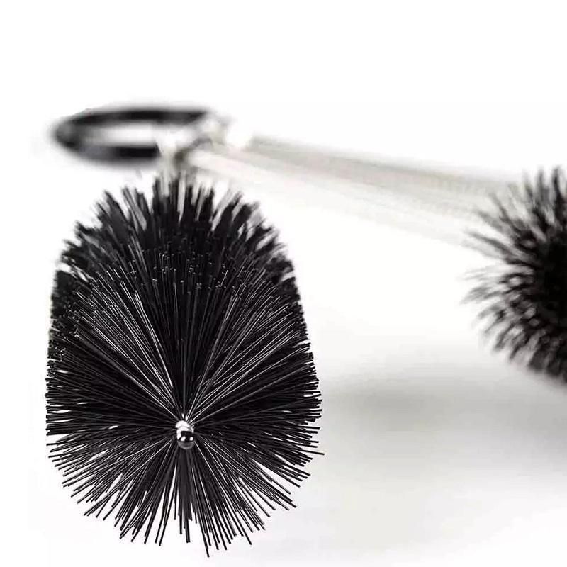 10Pcs Nylon Straw Brush Cleaner Bottle Tube Pipe Small Long Cleaning - White