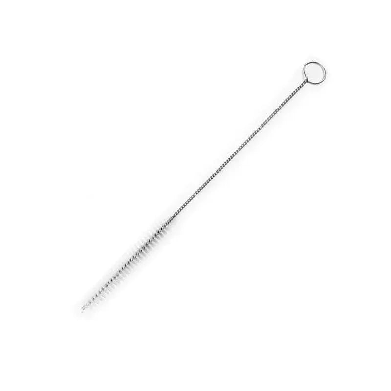 10Pcs Nylon Straw Brush Cleaner Bottle Tube Pipe Small Long Cleaning - White