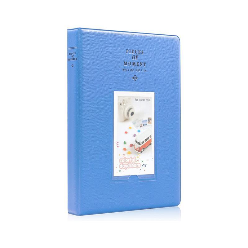 128 Pockets Album Case Storage For Polaroid Photo FujiFilm Camera Film - Royal Blue