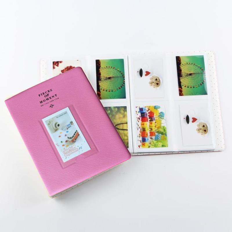 128 Pockets Album Case Storage For Polaroid Photo FujiFilm Camera Film - Blue