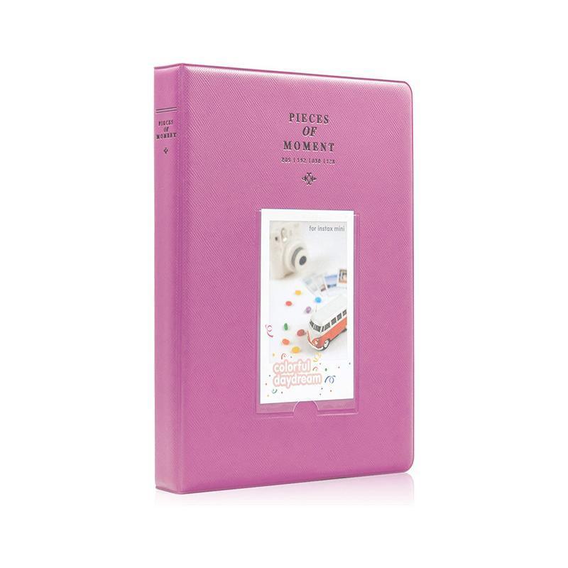 128 Pockets Album Case Storage For Polaroid Photo FujiFilm Camera Film - Blue
