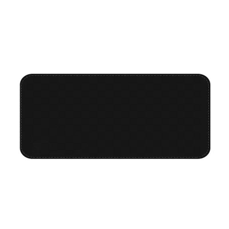 Large Leather Mouse Pad 80x40cm Desk Mat Gaming Extended Waterproof Anti Slip - Dark Blue