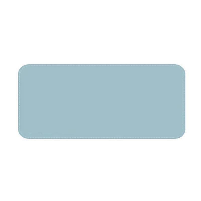 Large Leather Mouse Pad 80x40cm Desk Mat Gaming Extended Waterproof Anti Slip - Dark Blue