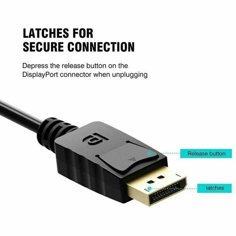 DisplayPort to DVI Adapter Cable 1080P DP Male to DVI Female Converter 20cm