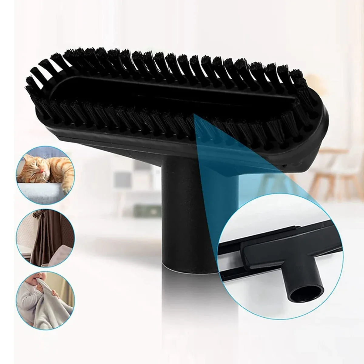 6pcs Vacuum Cleaner Accessory Suction Head Suitable for 32mm Inner Diameter Fit
