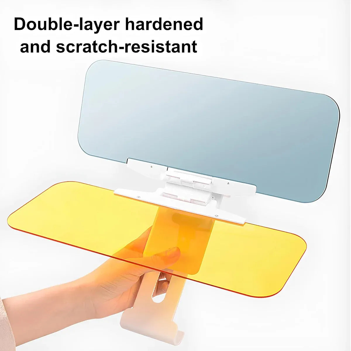 Day Night Anti Glare Sun Visor Mirror High Beam Shield Driver Eye Protection