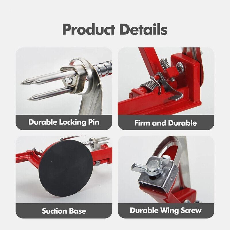 3 in 1 Manual Apple Peeler Corer Slicer Red Fruit Cutter for Kitchen Use