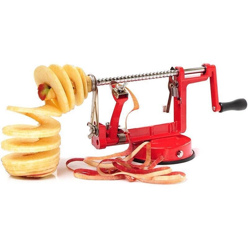 3 in 1 Manual Apple Peeler Corer Slicer Red Fruit Cutter for Kitchen Use