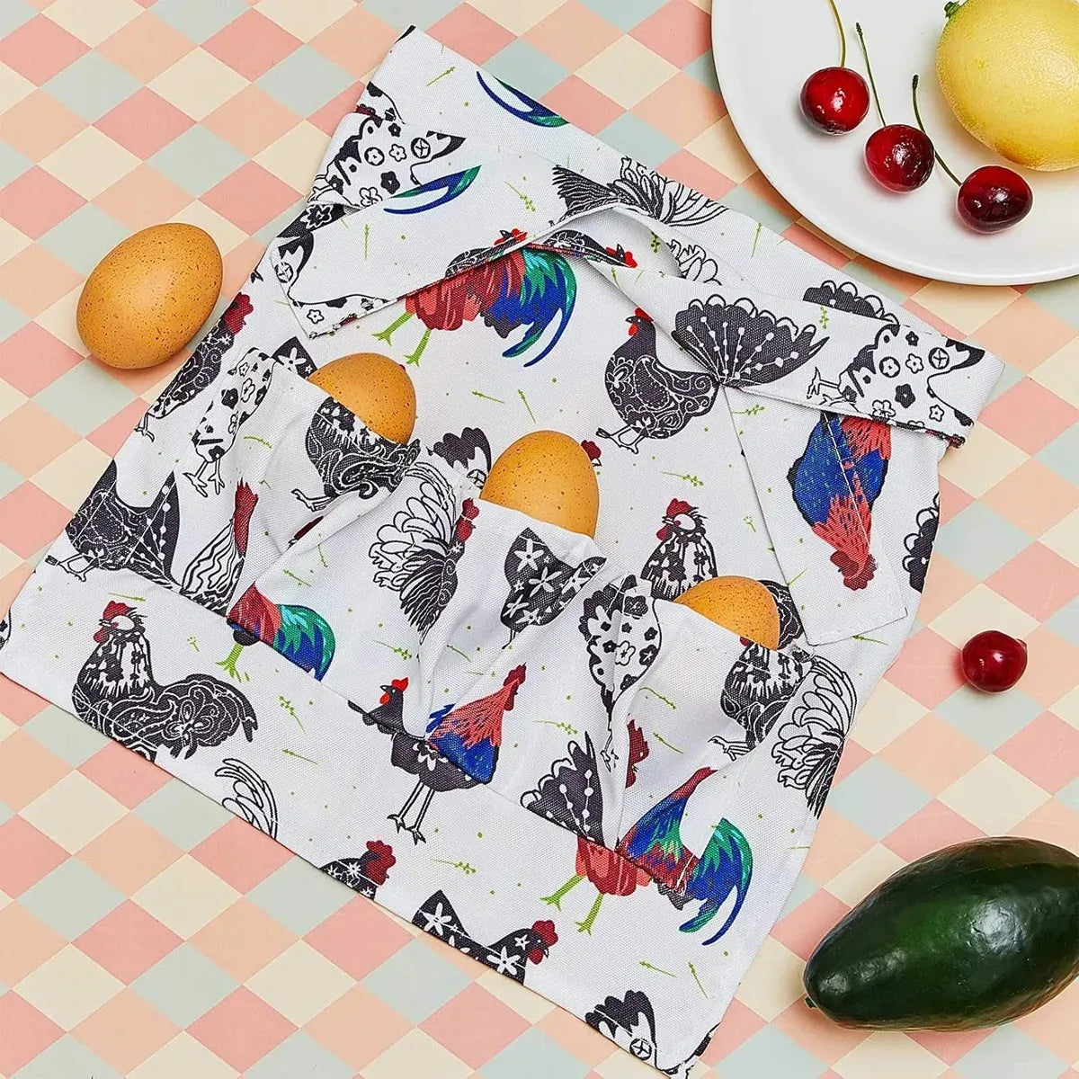 Chicken Egg Collecting Apron Farm Gathering Tool Pocket Storage Multiple Sizes AU - Small