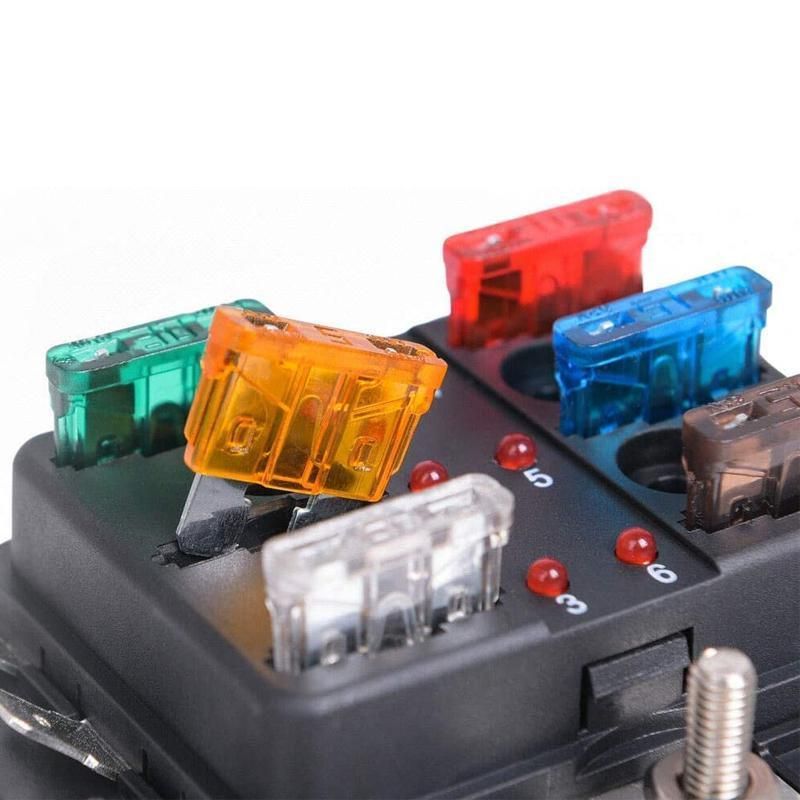 100PCS Standard Blade Auto Car Assorted Fuses Assortment Kits Sets 2A-35A With Box