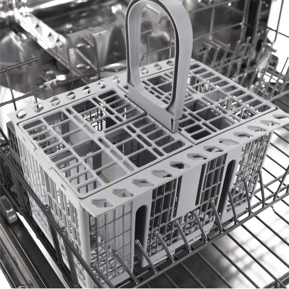 Multifunctional Dishwasher Basket Accessories Fit Hotpoint Indesit Knife And Fork Storage Basket