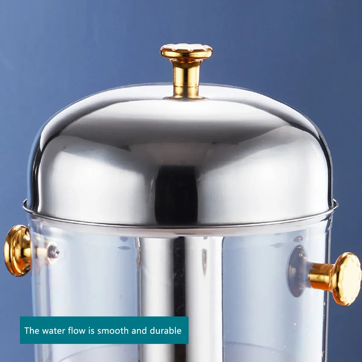 8L Stainless Steel Juice Dispenser Cold Beverage Coffee Milk Tea Machine - Golden