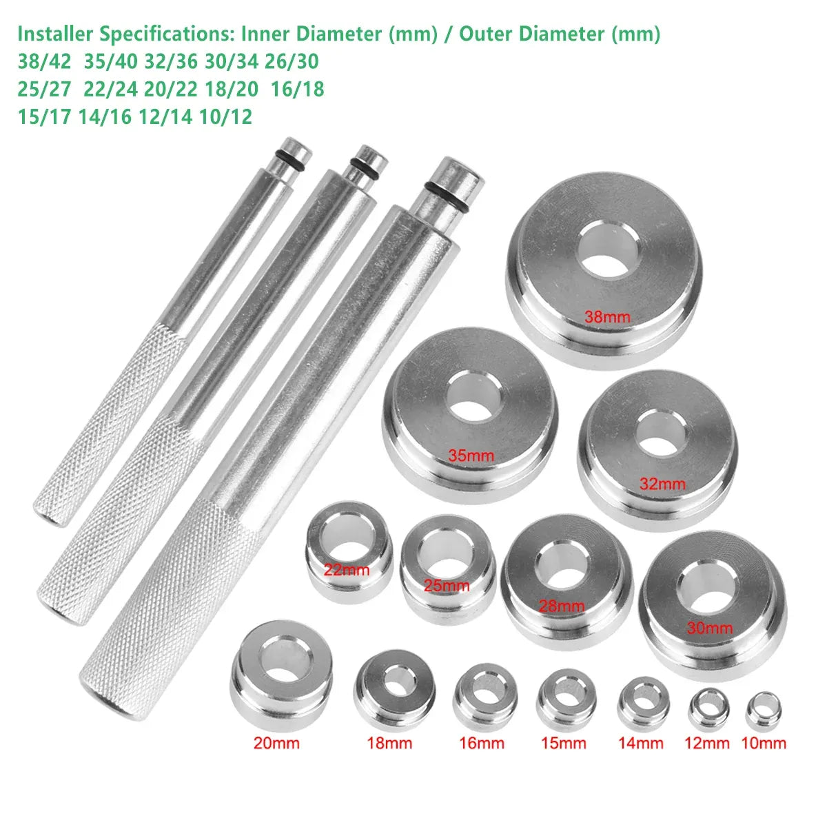 17pcs Multi Functional Bearing Installation Tools Vehicle Repair Tool Kit