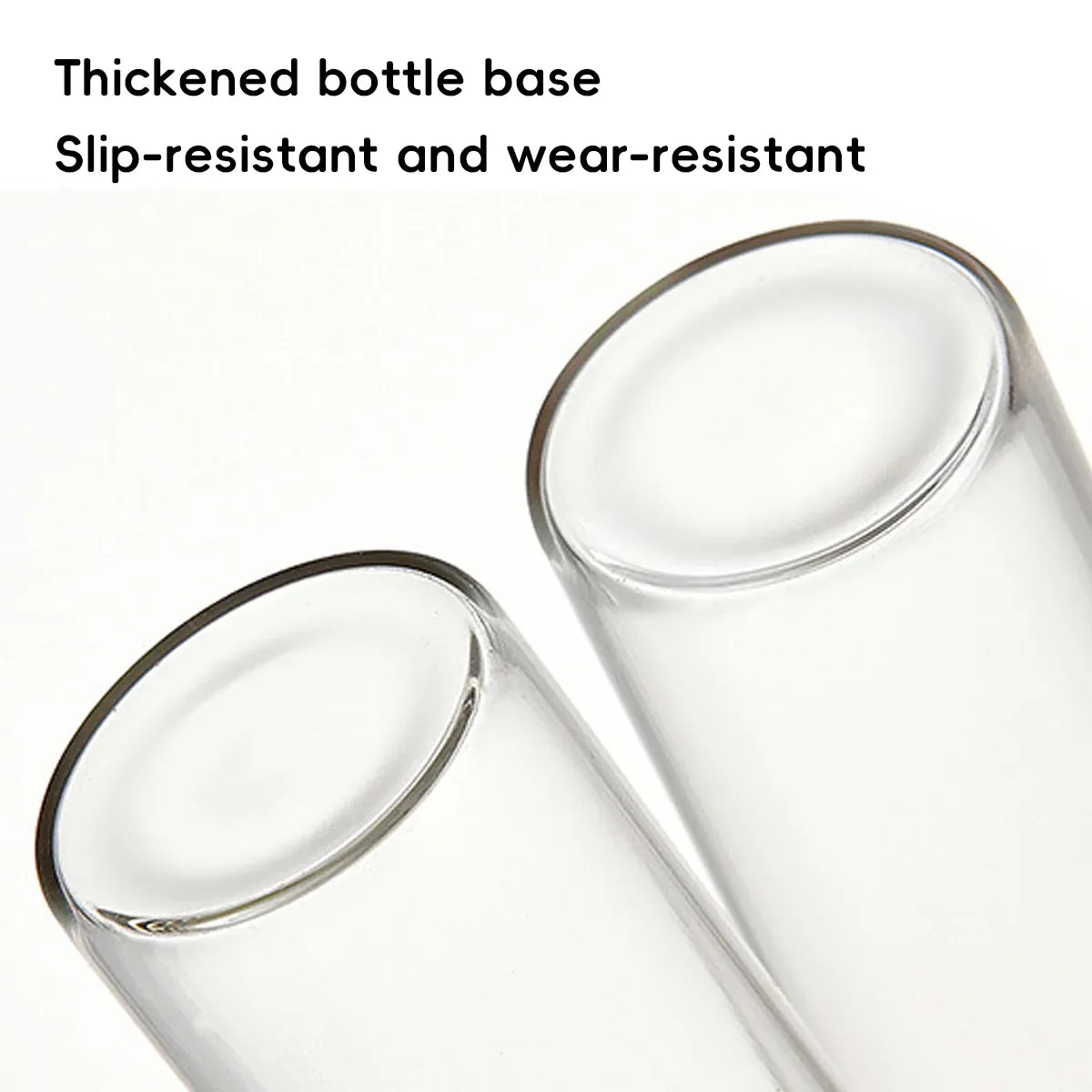 40Pcs Transparent Glass Bottle Airtight Seal Leakproof Small Items Storage Jars - 40ML
