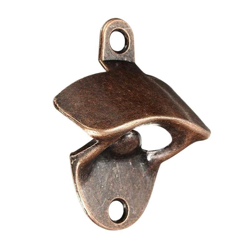 10PCS Wall Mounted Bottle Openers Rustic Cast Zinc Alloy for Home Bar BBQ