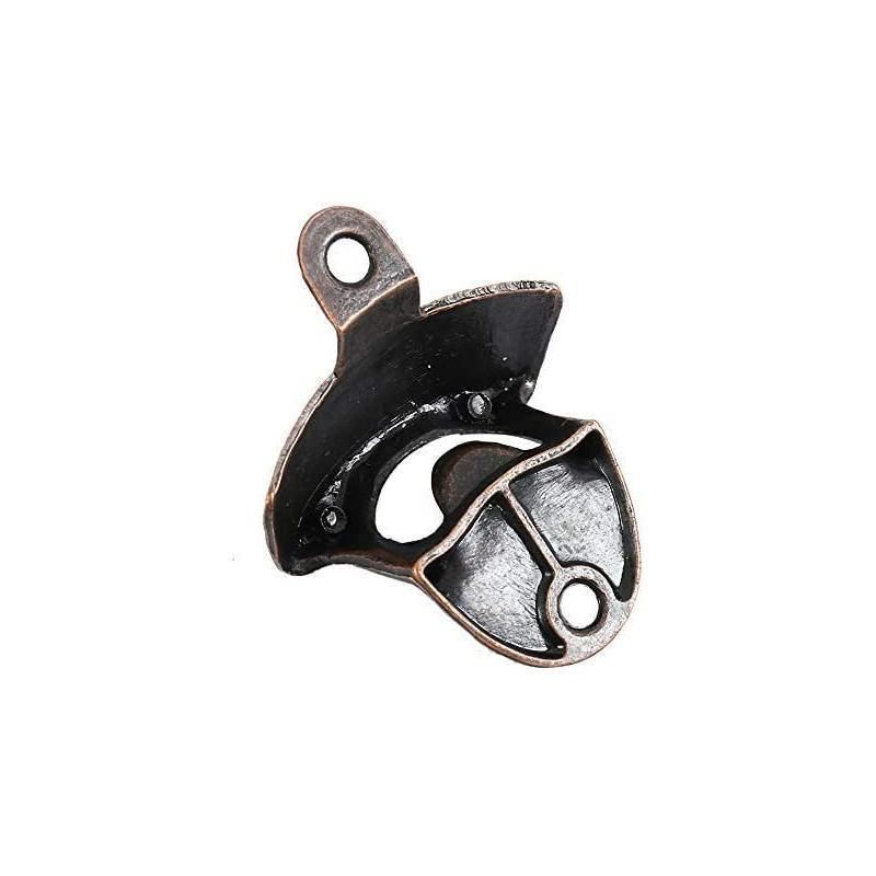 10PCS Wall Mounted Bottle Openers Rustic Cast Zinc Alloy for Home Bar BBQ