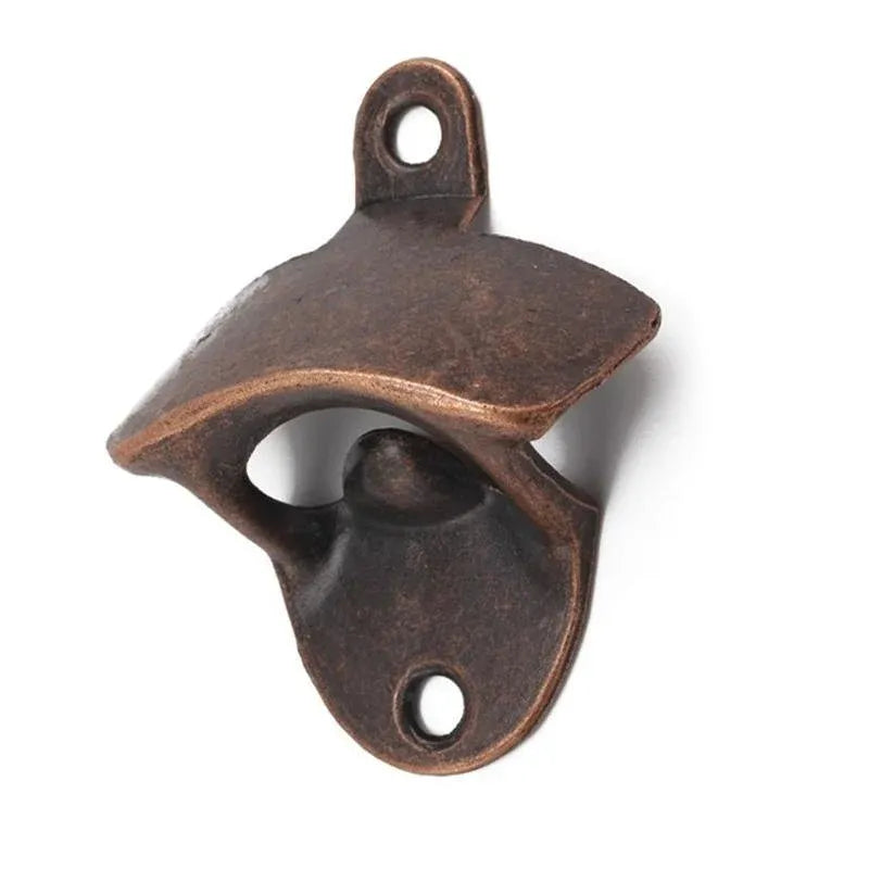 10PCS Wall Mounted Bottle Openers Rustic Cast Zinc Alloy for Home Bar BBQ
