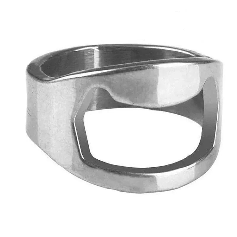 Stainless Steel Bottle Opener Ring 22mm Tool for Beer Cap Removal and Gifts