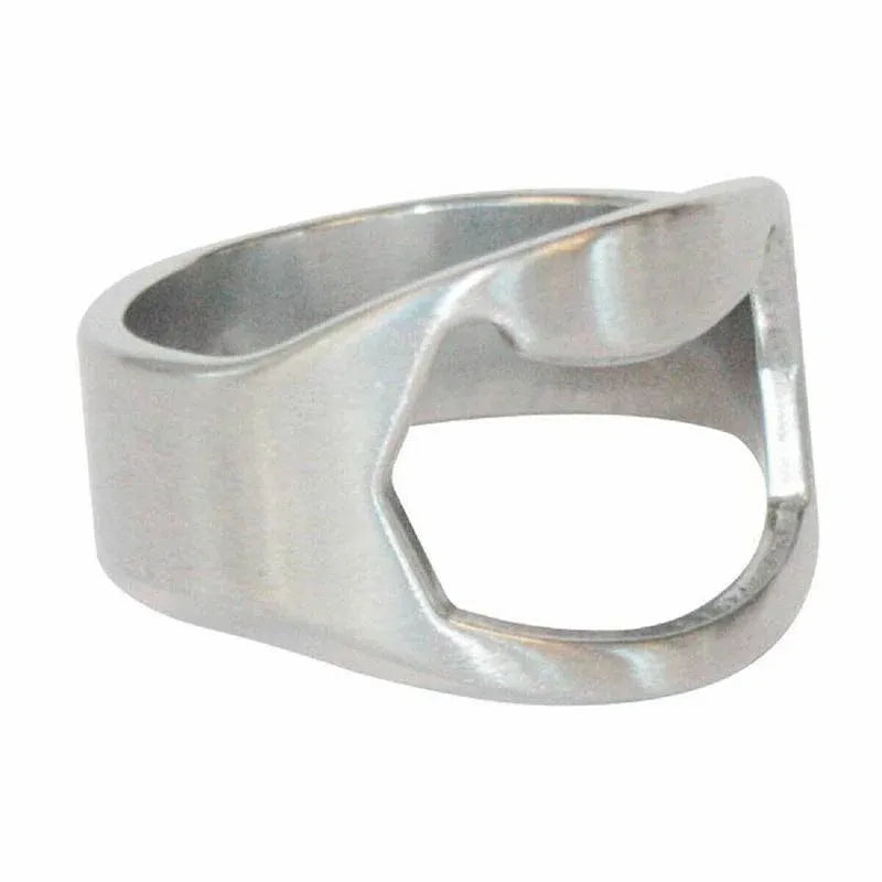 Stainless Steel Bottle Opener Ring 22mm Tool for Beer Cap Removal and Gifts