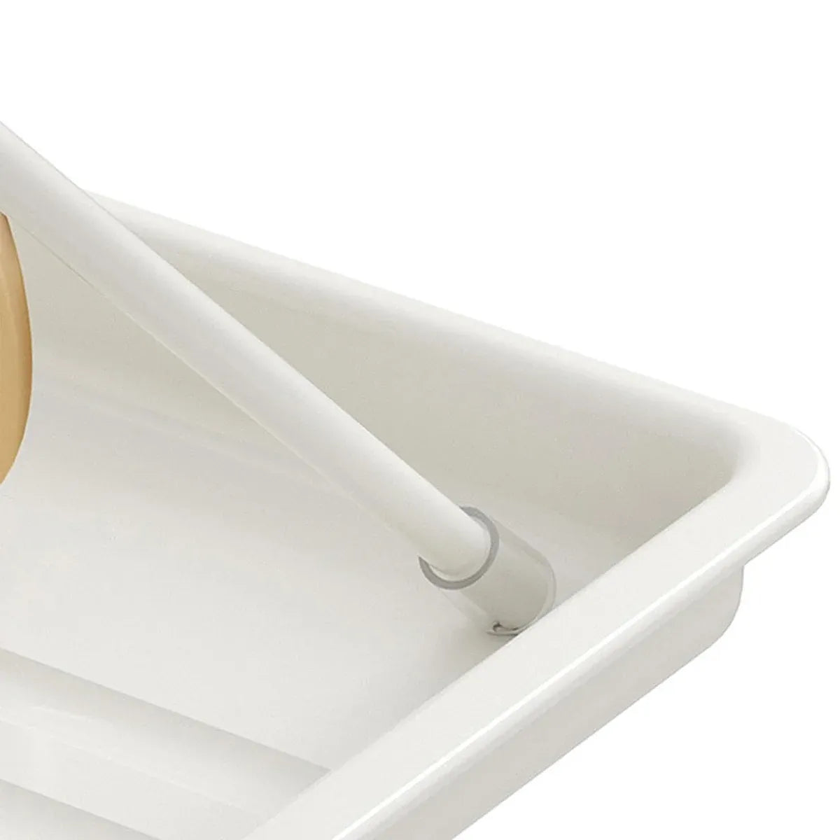 Kitchen Storage Rack Bowl Rack Household Draining Rack Multi-Functional Organizer - White