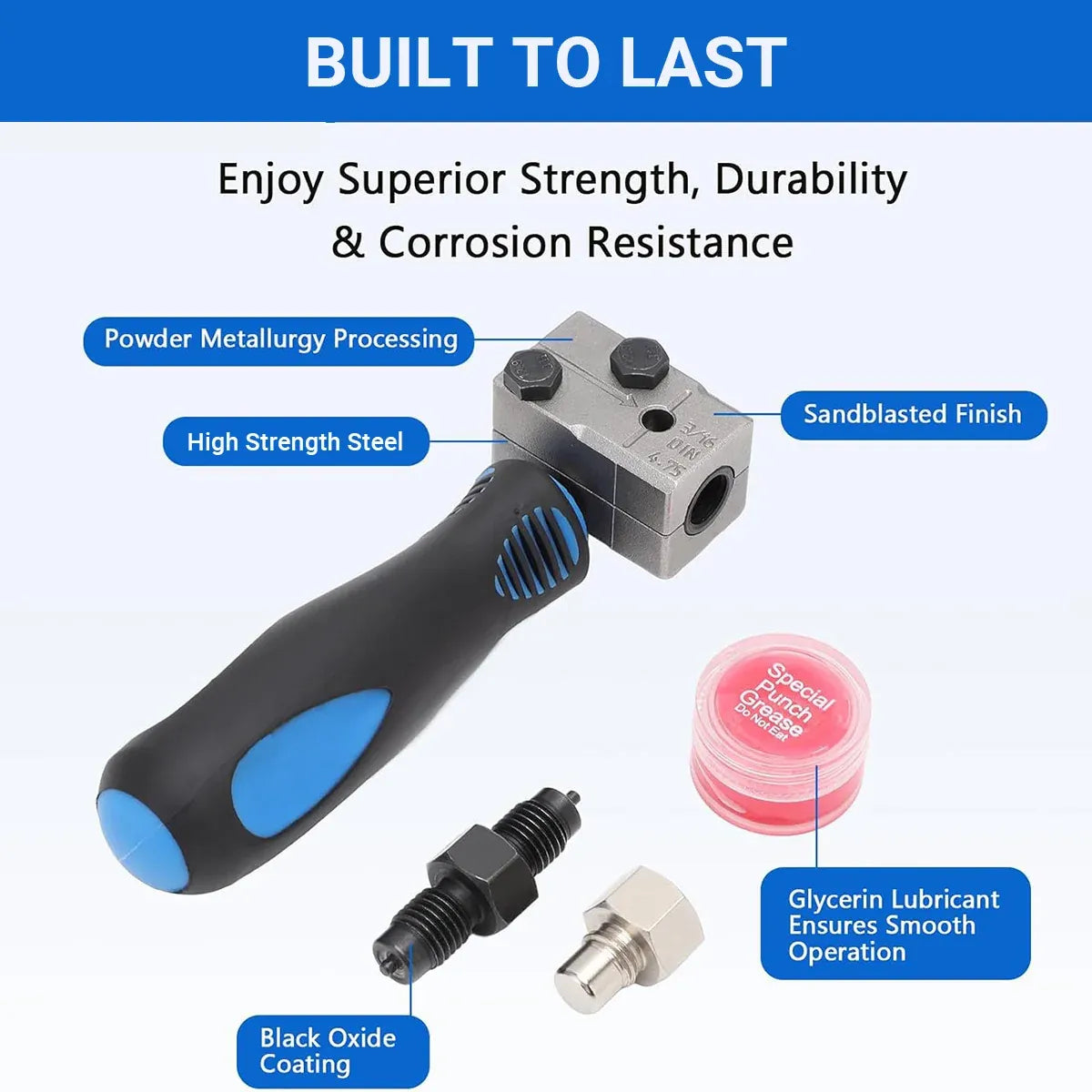 Brake Line Flaring Tool Kit Copper Tube Expander forAutomotive Pipe Fuel Flaring