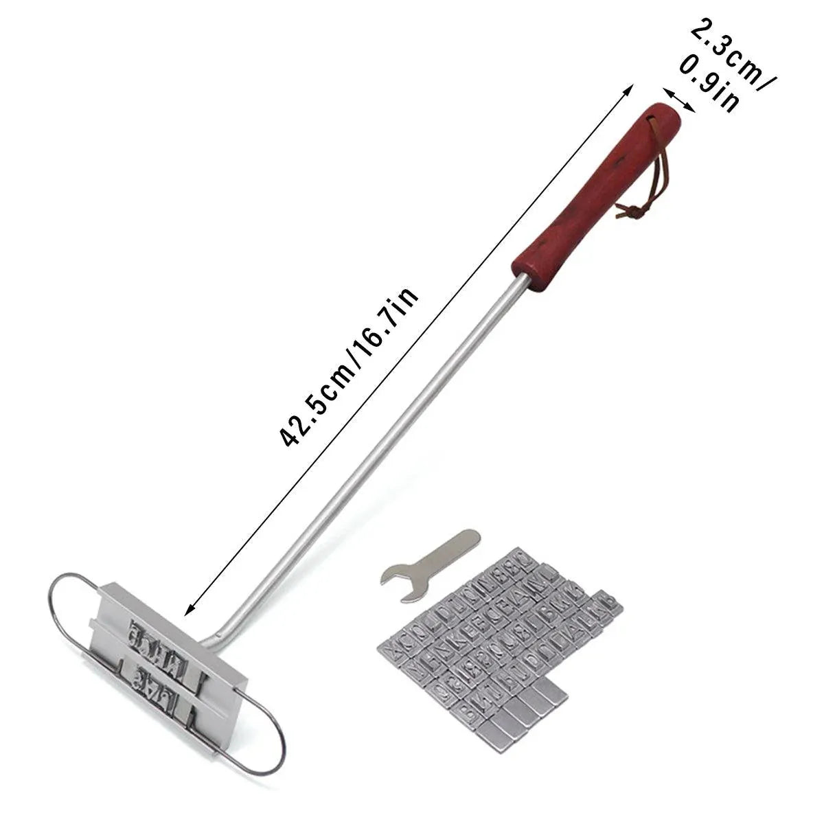 Alphabet Fire Branding Barbecue Grill Tool Custom Branding Iron for BBQ Meat