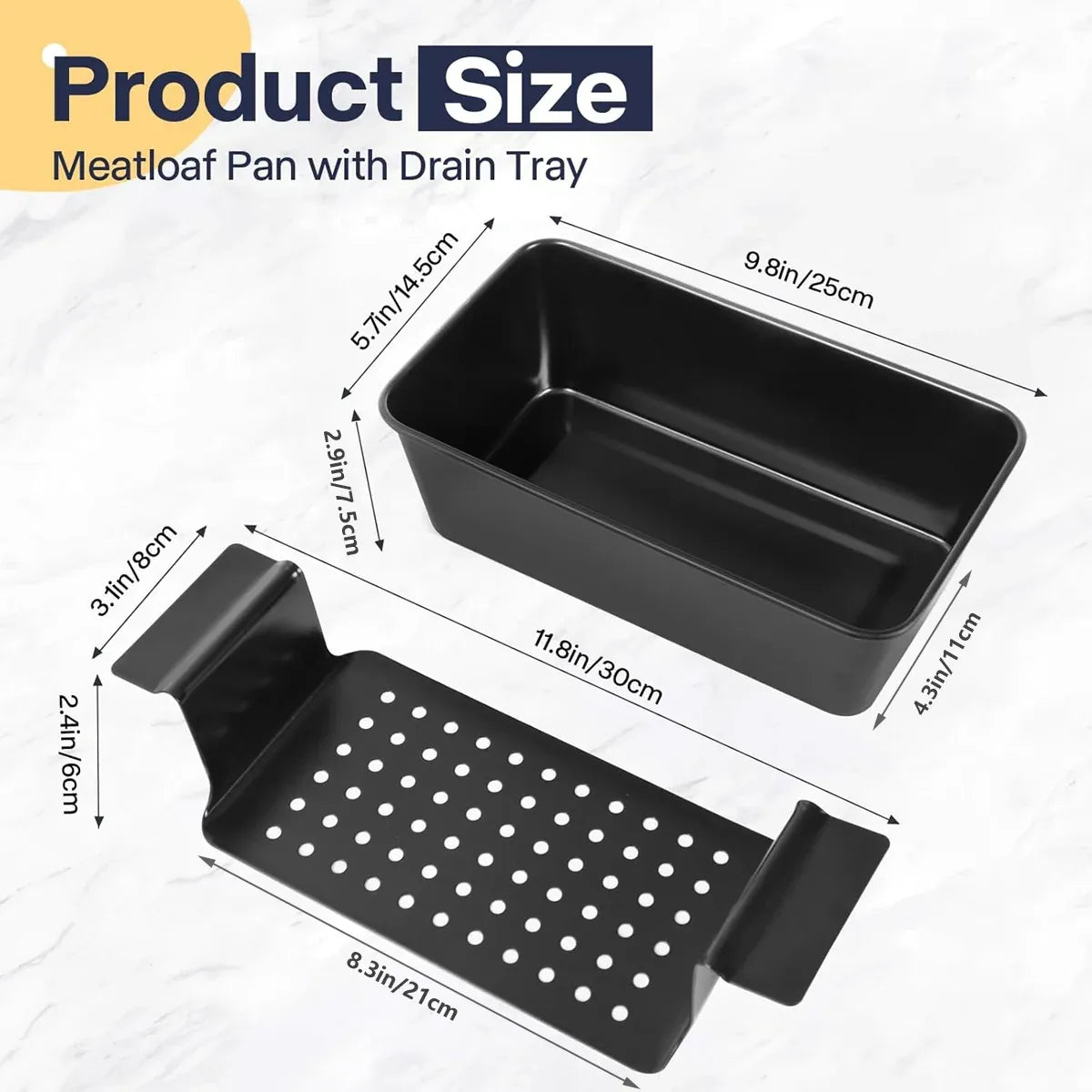 Non-stick Toast Box Loaf Bread Tin Pan Mold With Drain Tray Kitchen Baking Tool