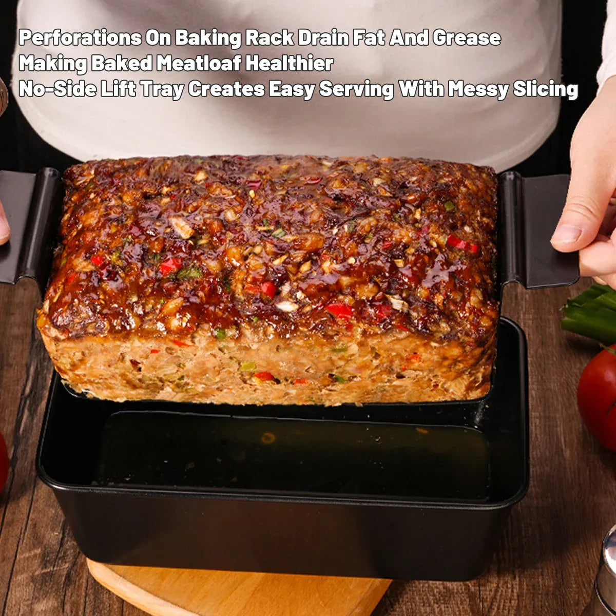 Non-stick Toast Box Loaf Bread Tin Pan Mold With Drain Tray Kitchen Baking Tool
