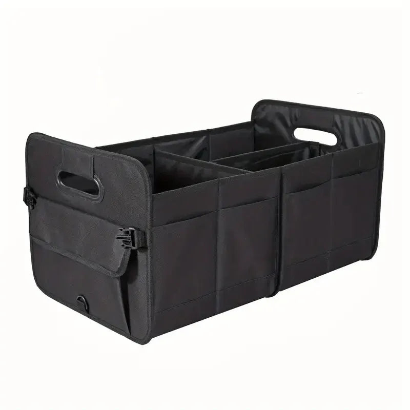 Car Organiser Boot Storage Box Foldable Trunk Organizer for Vehicle Storage - Black