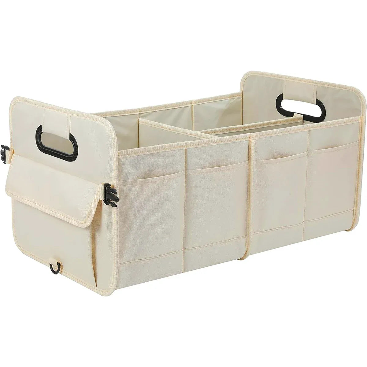 Car Organiser Boot Storage Box Foldable Trunk Organizer for Vehicle Storage - Black