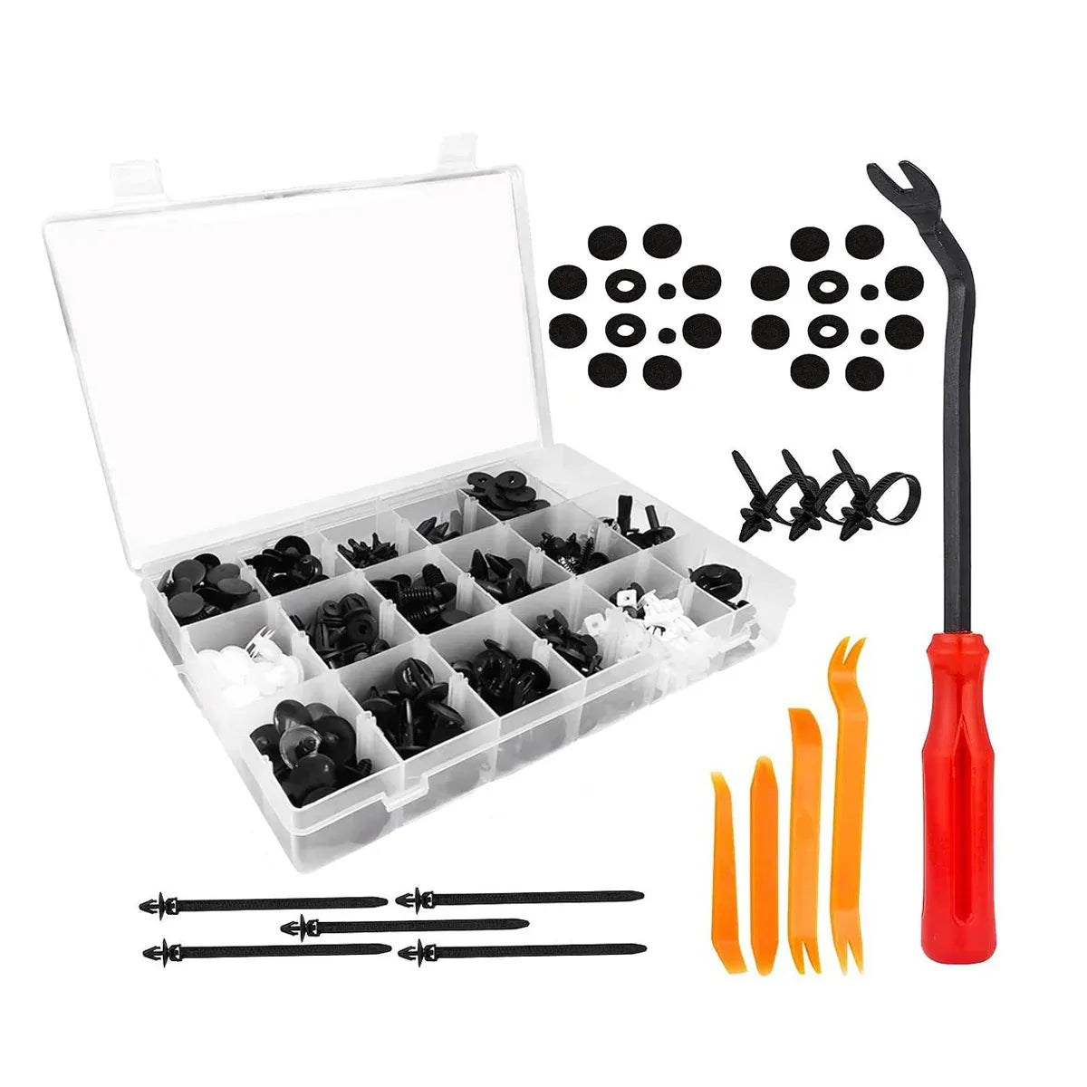 435PCS Car Buckle Set for Auto Body Trim Bumper Fender Repair