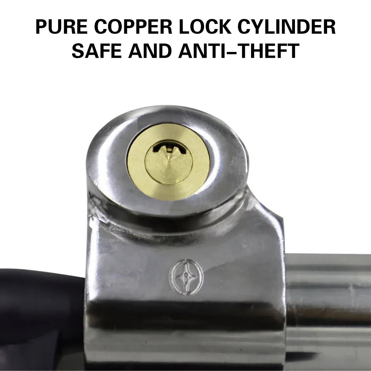 Car Hyperbolic Lock Core Extendable Double Hook Steering Wheel Lock Anti Theft