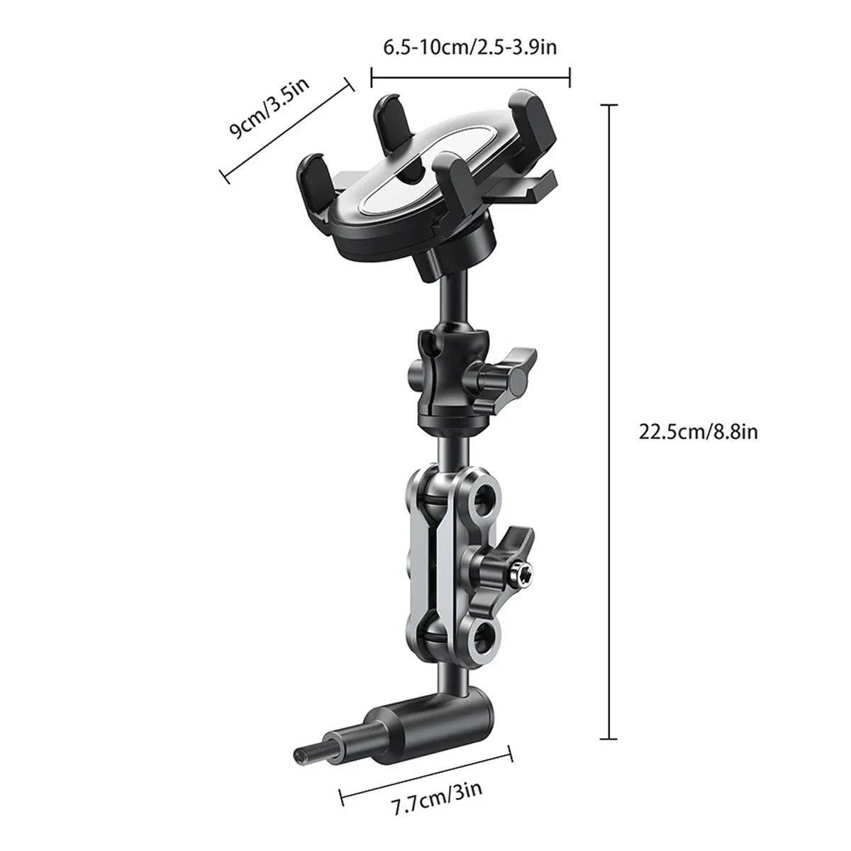 Land Cruiser Compatible A-Pillar Handle Car Phone Mount Adjustable Sturdy