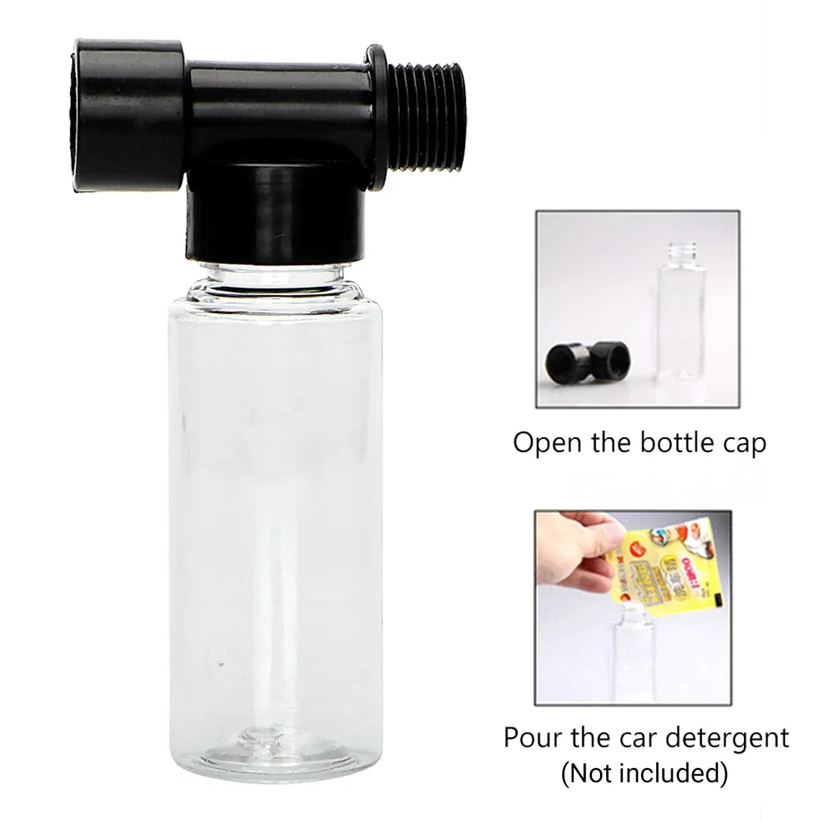 Car Wash Brush Hose Adapter Truck Cleaning Water Spray Nozzle Car Washing Care