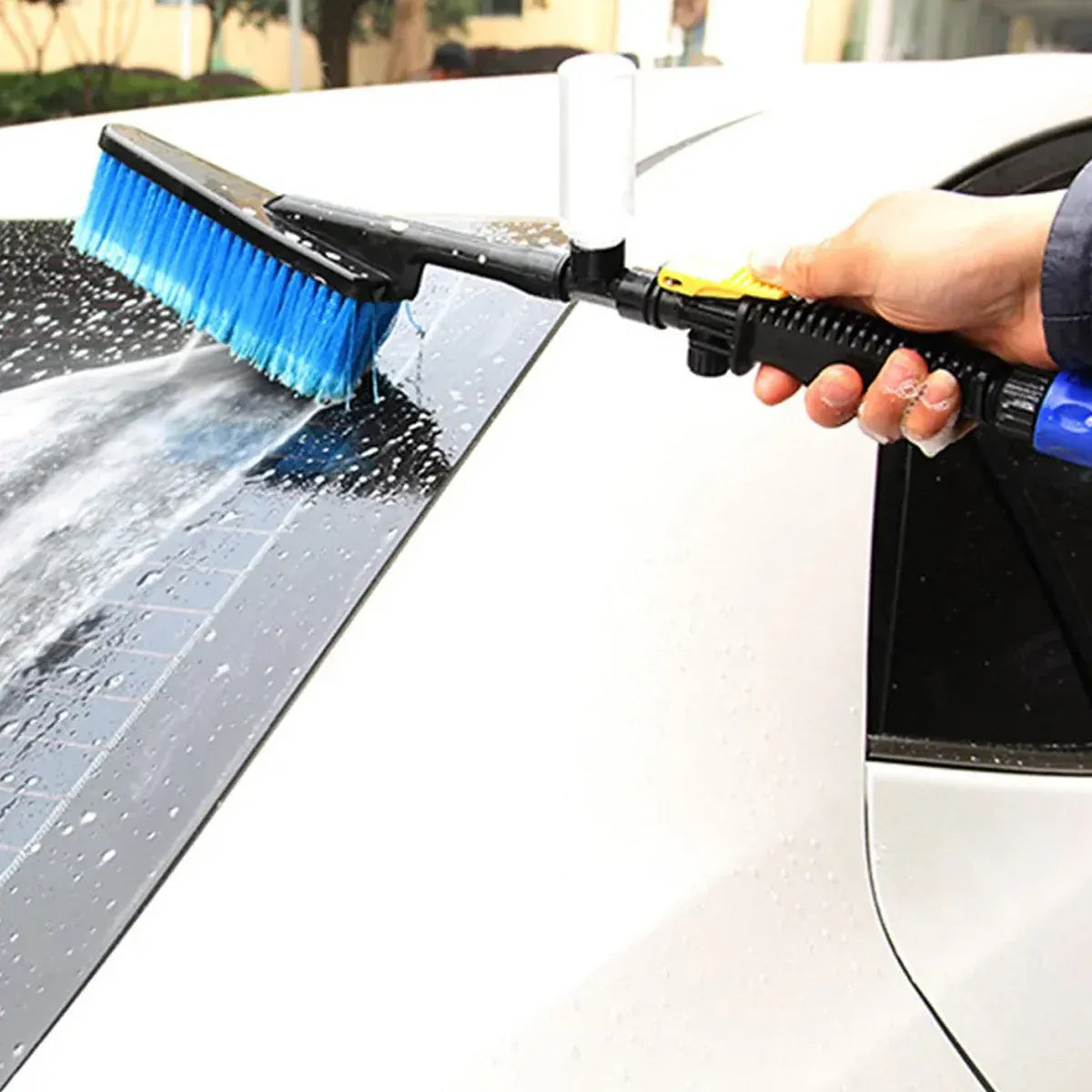 Car Wash Brush Hose Adapter Truck Cleaning Water Spray Nozzle Car Washing Care