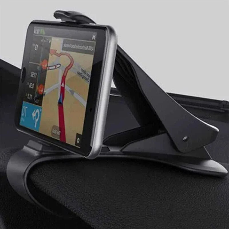 Car Dashboard Phone Holder Clip Mount HUD Style Stand for 6.8in Phones