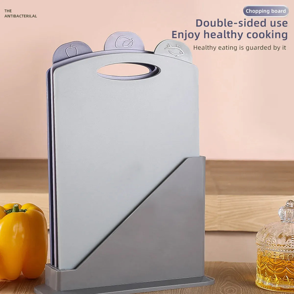 3pcs Classified Cutting Boards Set for Meat Vegetable Fruit Kitchen Food