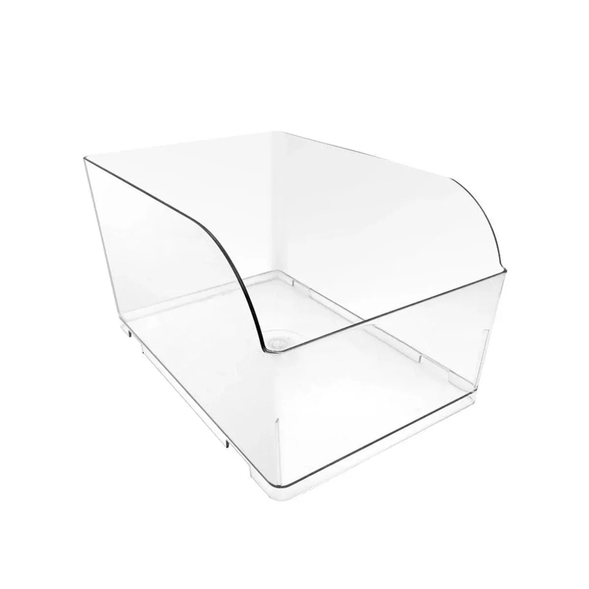 10PCS Clear Plastic Storage Box Set Food Supermarket Display Organizer Container - S