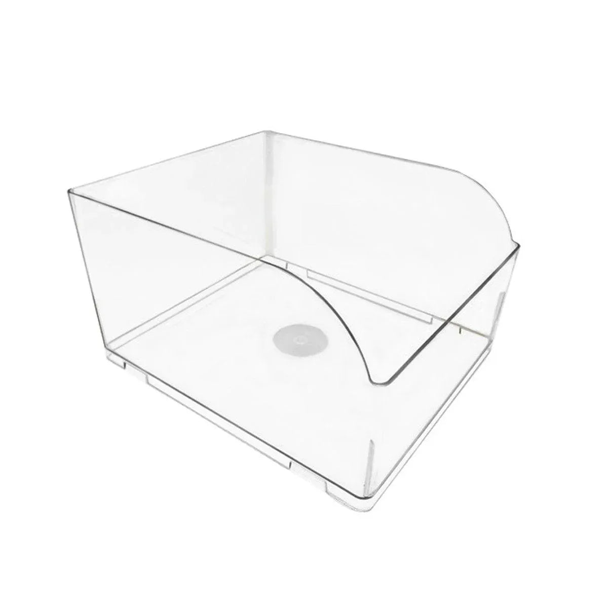 10PCS Clear Plastic Storage Box Set Food Supermarket Display Organizer Container - S