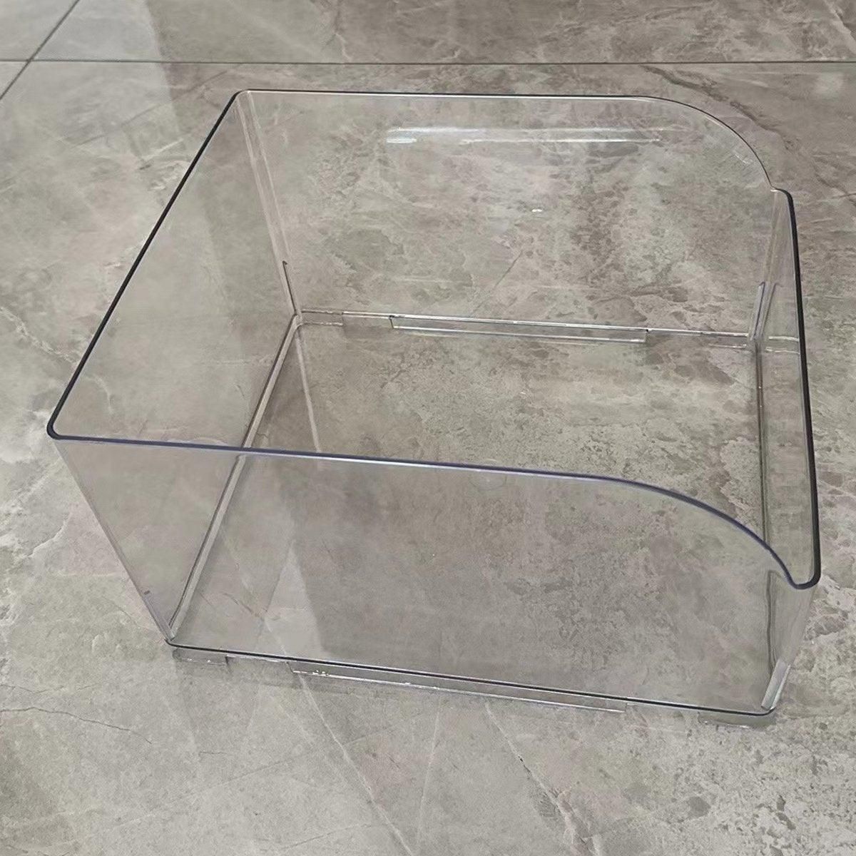 10PCS Clear Plastic Storage Box Set Food Supermarket Display Organizer Container - L