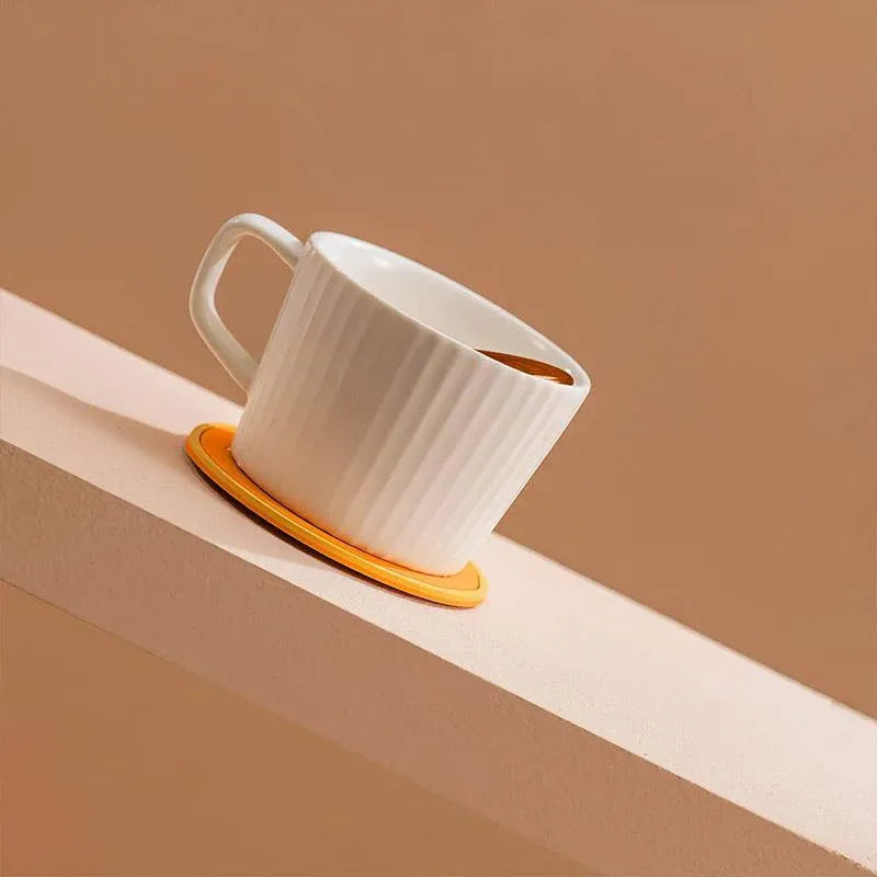 8pcs Anti Slip Coasters Set Insulated Drink Mats for Home Table Protection