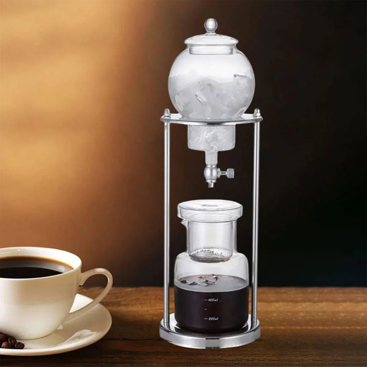 Cold Brew Coffee Maker Glass Ice Drip Pot Cold Brewer Manual Brewing Equipment