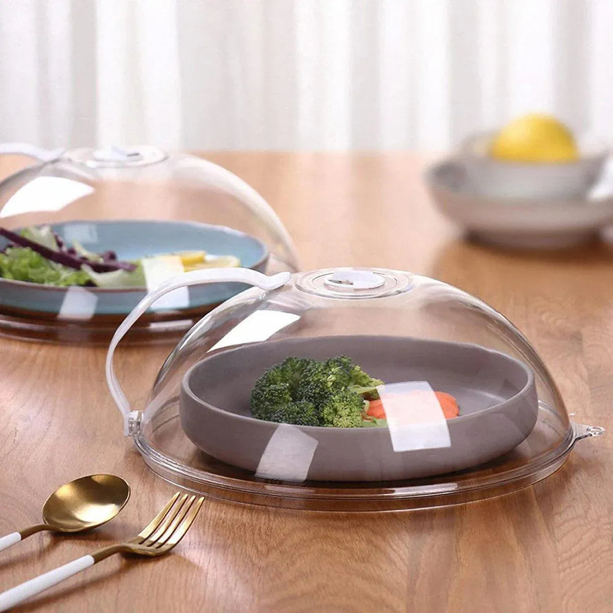 Microwave Safe Food Grade Plastic Splash Proof and Dustproof Heating Cover