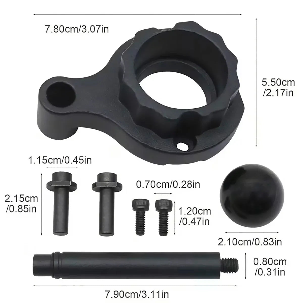 Crankshaft Locking Tool Set CR-V Steel Sturdy Suit for VAG 1.4 1.6 2.0 TDI EA288