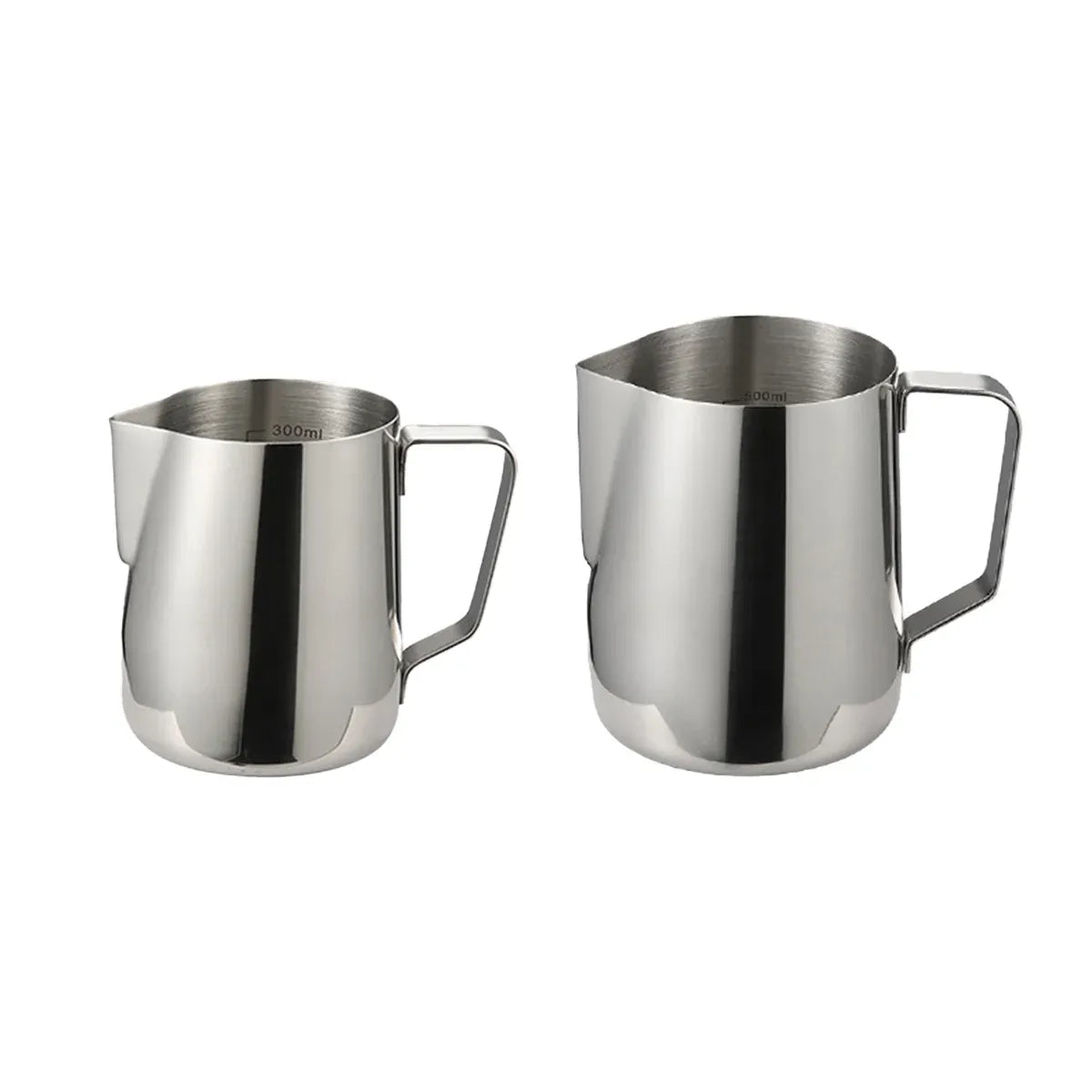 Stainless Steel Latte Art Cup 350ml 600ml Milk Frothing Pitcher Coffee Barista - 600ml